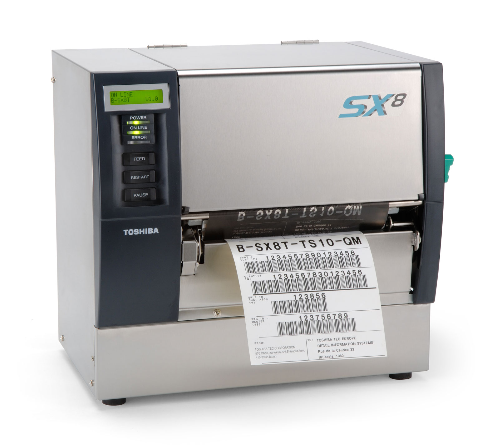 Toshiba B-SX8T Etikettendrucker Industrie