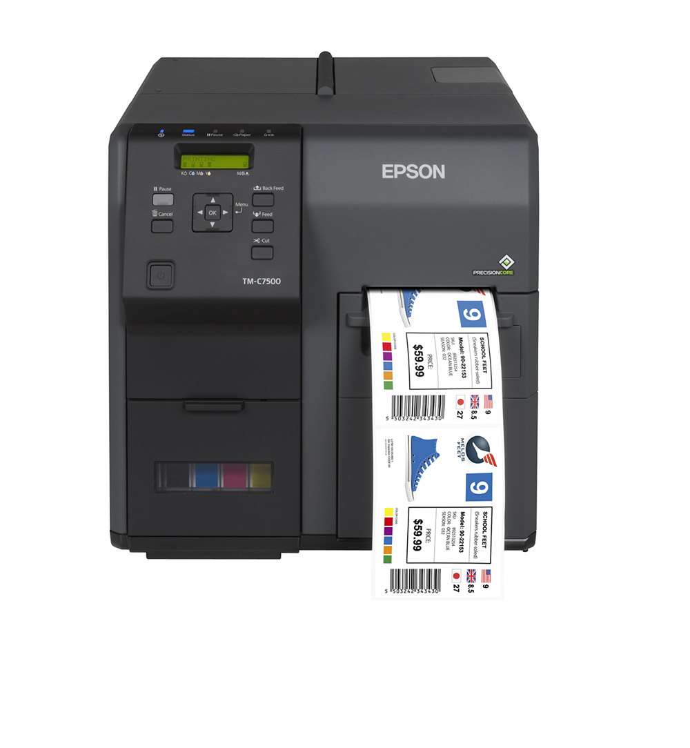 Epson ColorWorks C7500 industrieller Farbetikettendrucker